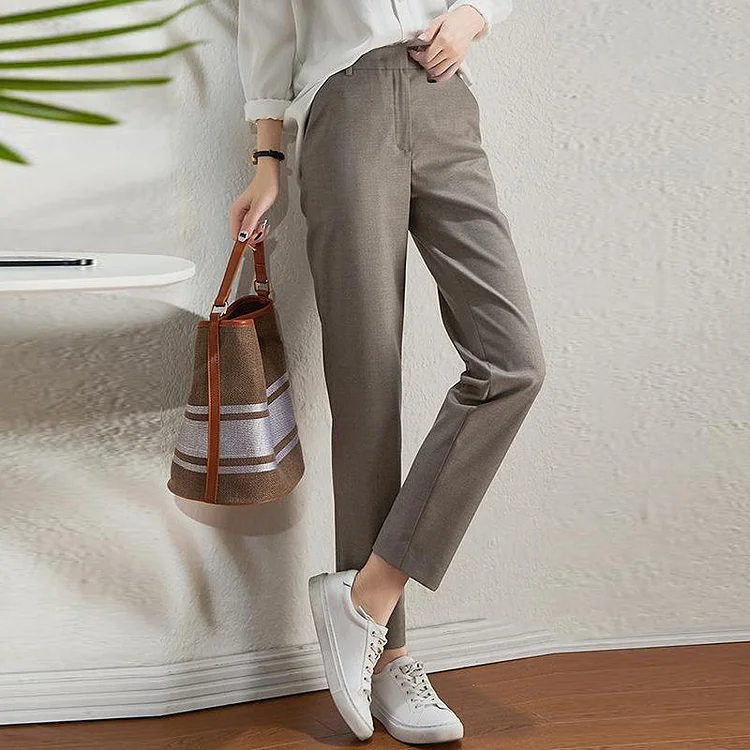 Daily Casual Office Career Shift Pants QueenFunky