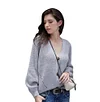 Short Outerwear Classic Long Sleeve Botton Down Knitted Cardigan