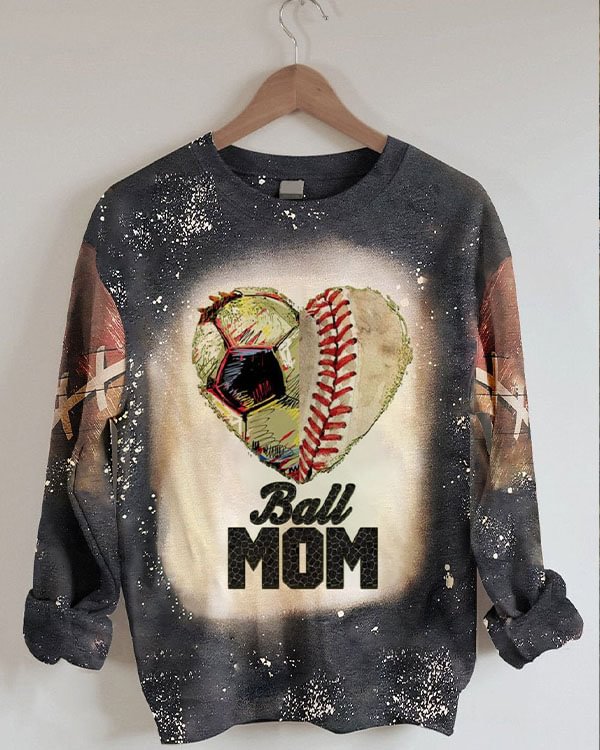 Love Ball Mom Long Sleeve Top