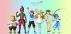 1/20 & 1/8 Scale World Zukan Main Characters of Pokemon Sun & Moon - Pokemon Statue - STS Studio
