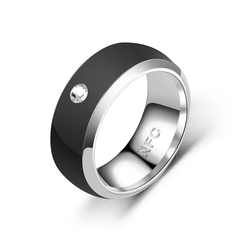 NFC Smart Ring Multifunctional Waterproof Smart Ring Stainless steel Smart Wearable Finger Ring Jewelry Size 6,7,8,9,10,11,12,13