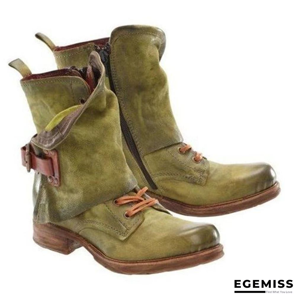 Casual Flat Heel Outdoor Boots | EGEMISS