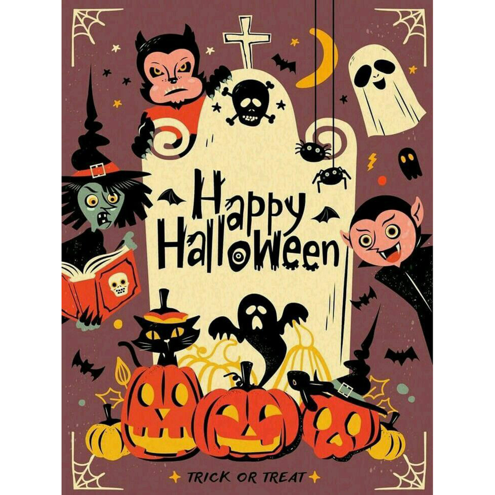 

Halloween - Round Drill Diamond Painting - 30*40CM, 501 Original