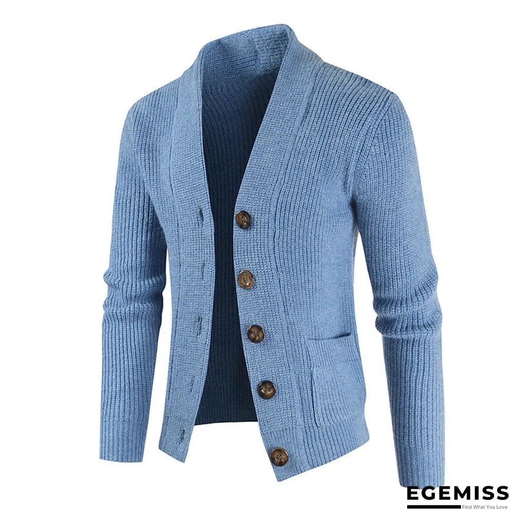 Casual Long Sleeve Slim Fit Men's Sweater | EGEMISS