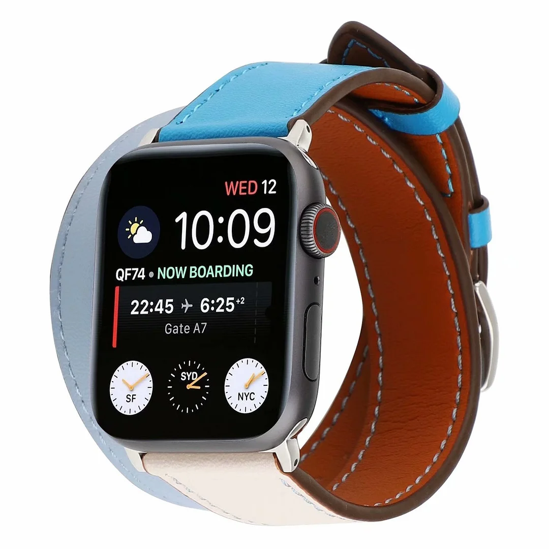 Apple Watch Leather Double Tour Watchband