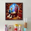 Nativity - 11CT Stamped Cross Stitch 50*50cm/19.69*19.69in