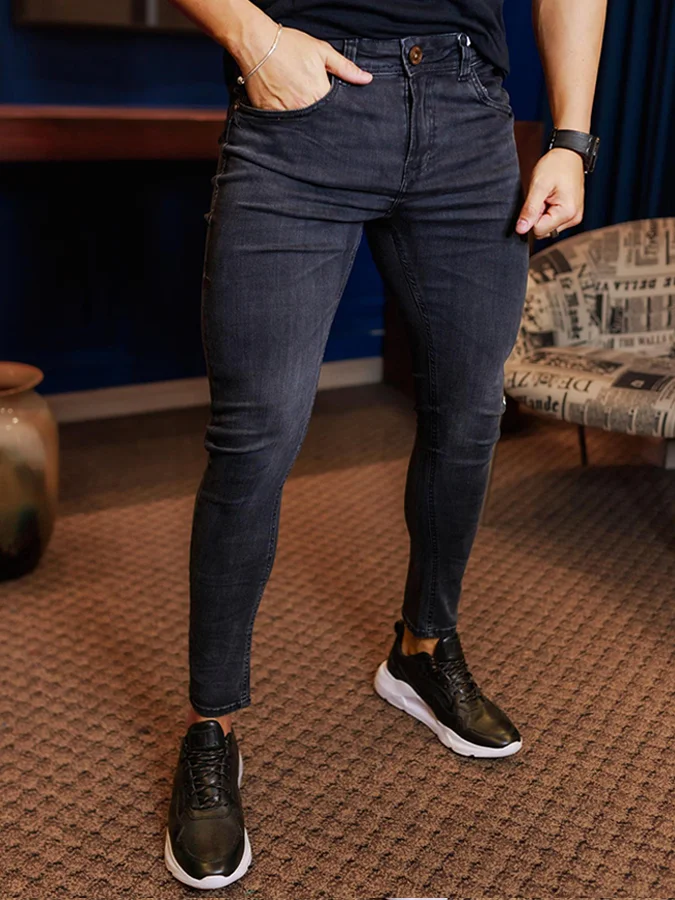 Men Washed Jeans