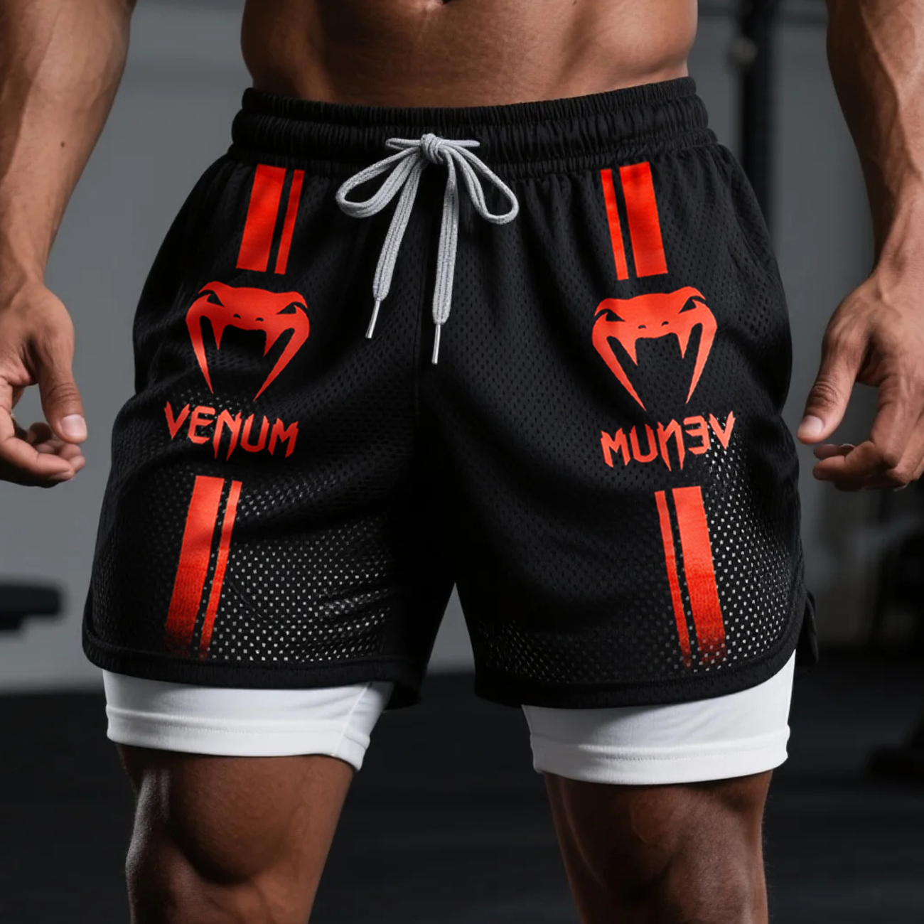  Men's Athletic Mesh Shorts for Gym and Training