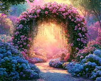 Crystal Garden Arch - Diamond Painting