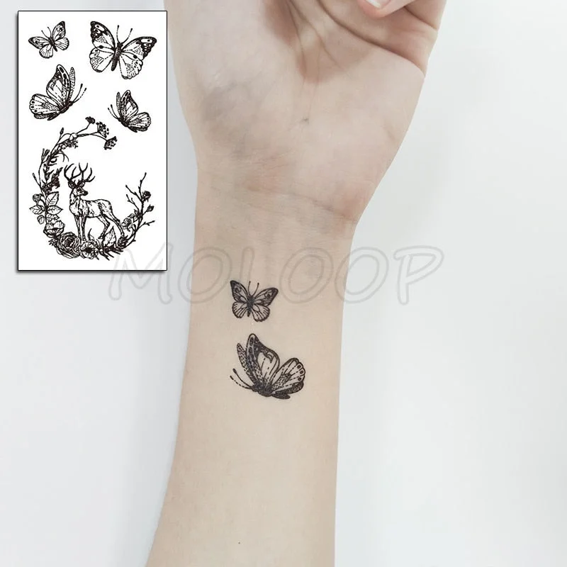 Water Transfer Tattoo Sexy Red Lips Print Tattoo Body Art Waterproof Temporary Fake Flash Tattoo for Man Woman Kid 10.5*6cm