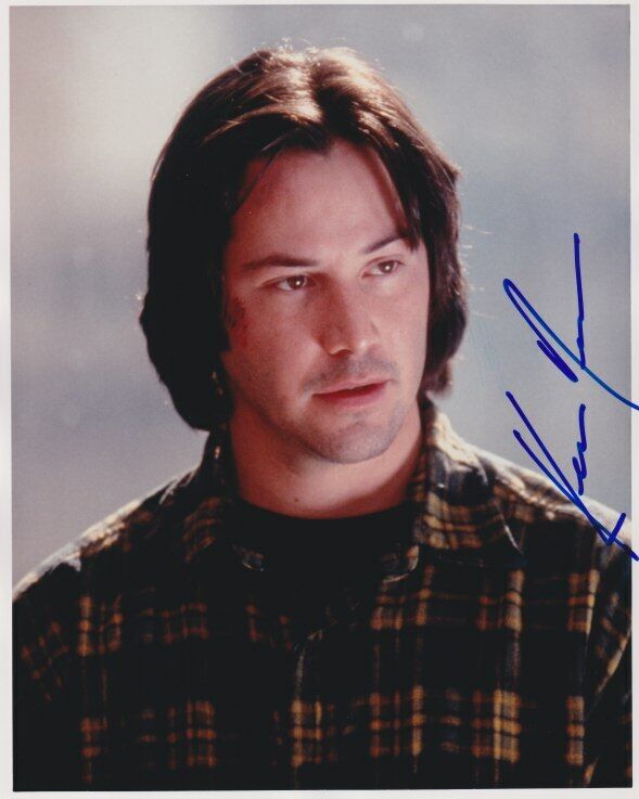 Keanu Reeves signed 8x10 Photo Poster painting in-person