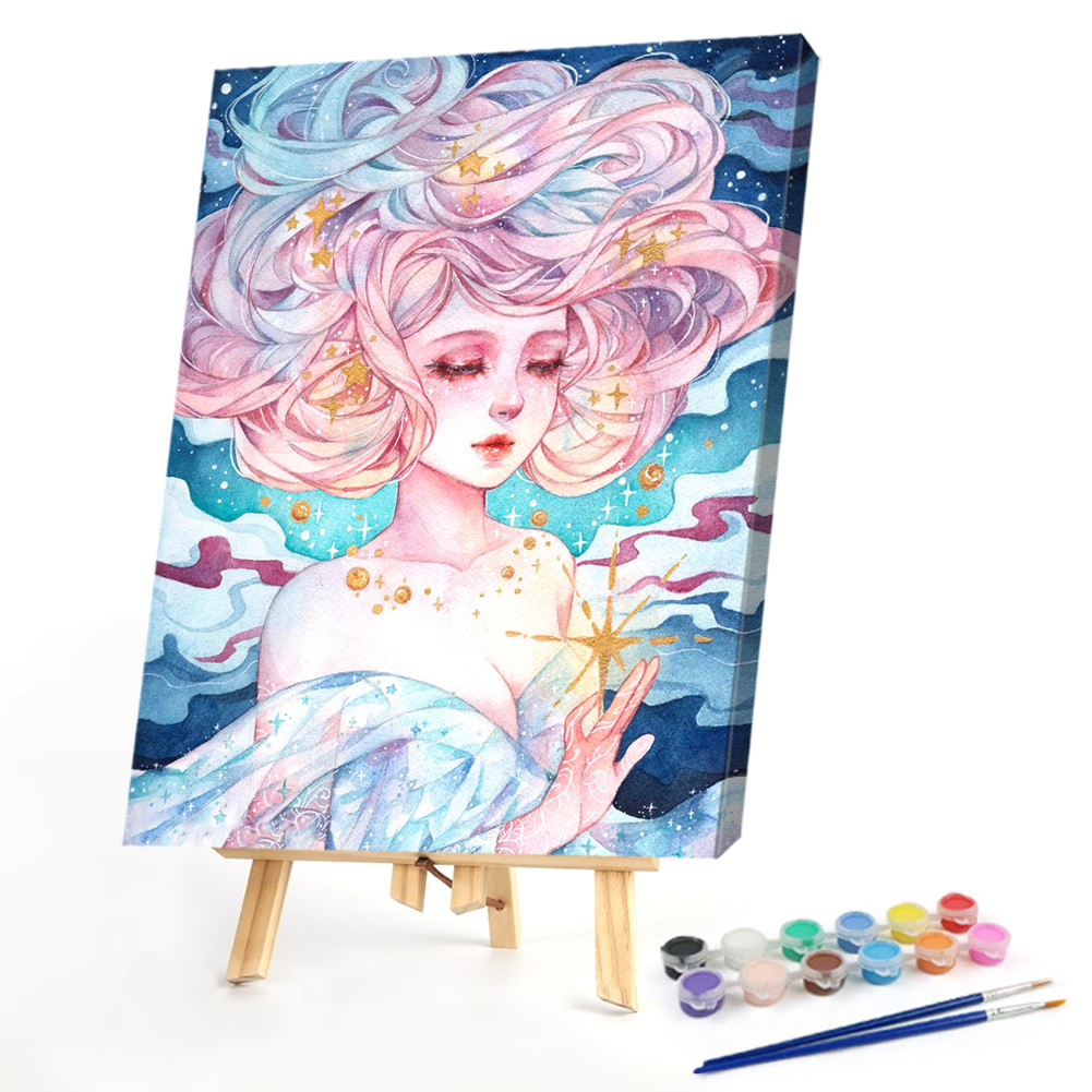 

40*50CM - Paint By Numbers - Girl, 501 Original