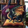 Literary Dragon Quilted Tote Bag GFTOTP8982🔥All items are shipped in a default size of 15x14 inches.
