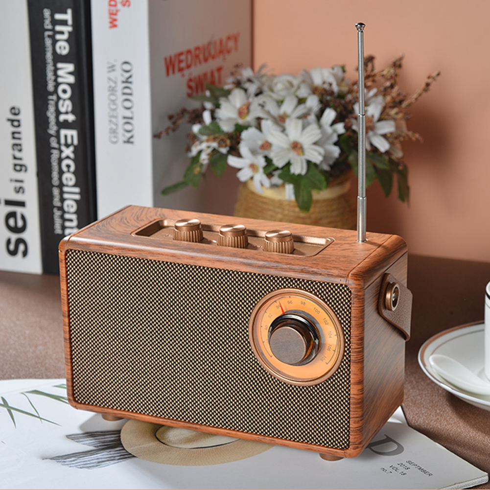 

Retro Radio Speaker Wireless Portable FM Radio Receiver for Home Outdoor Travel, 501 Original