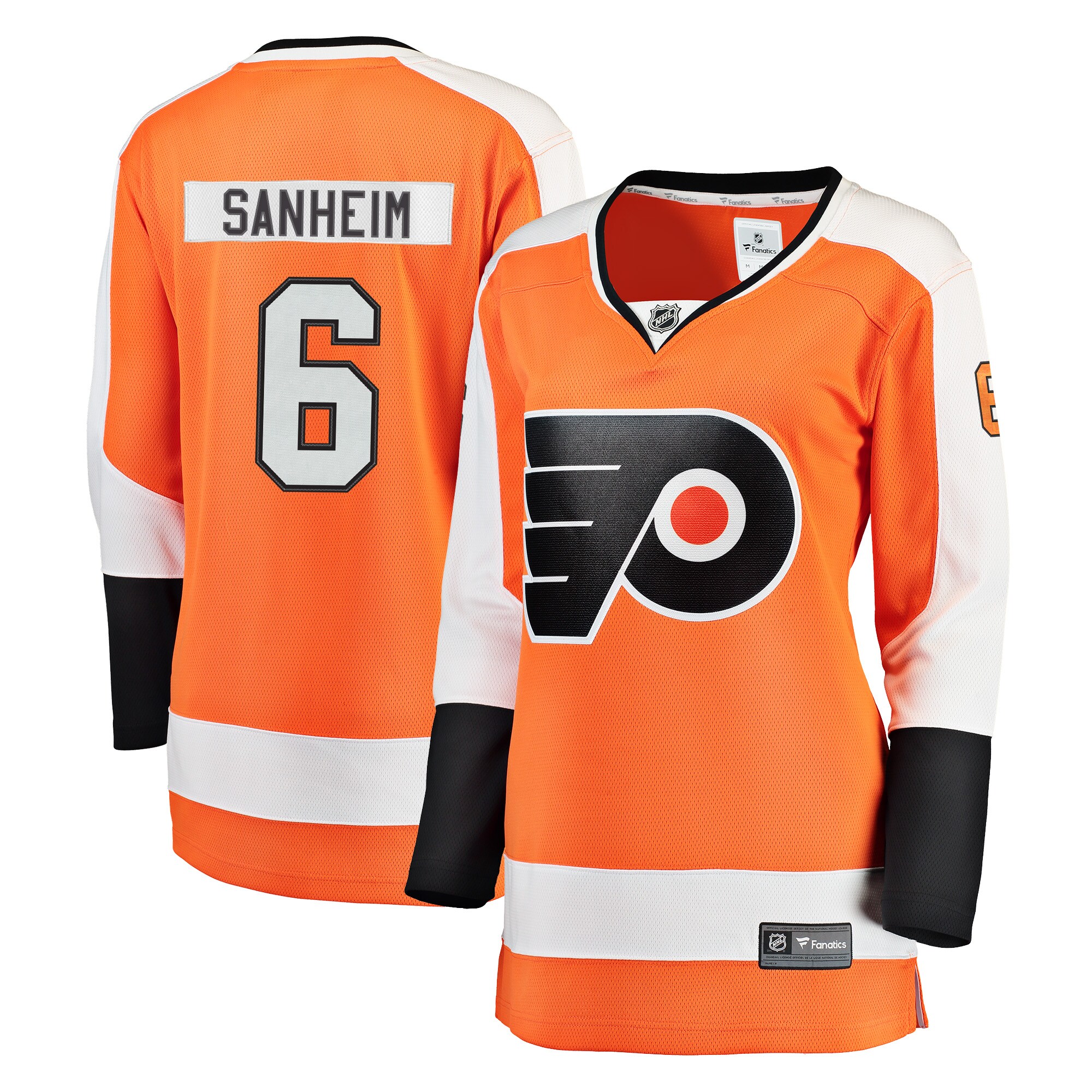Travis Sanheim Philadelphia Flyers Fanatics Women&rsquo;s Breakaway   Jersey &ndash; Orange mysite