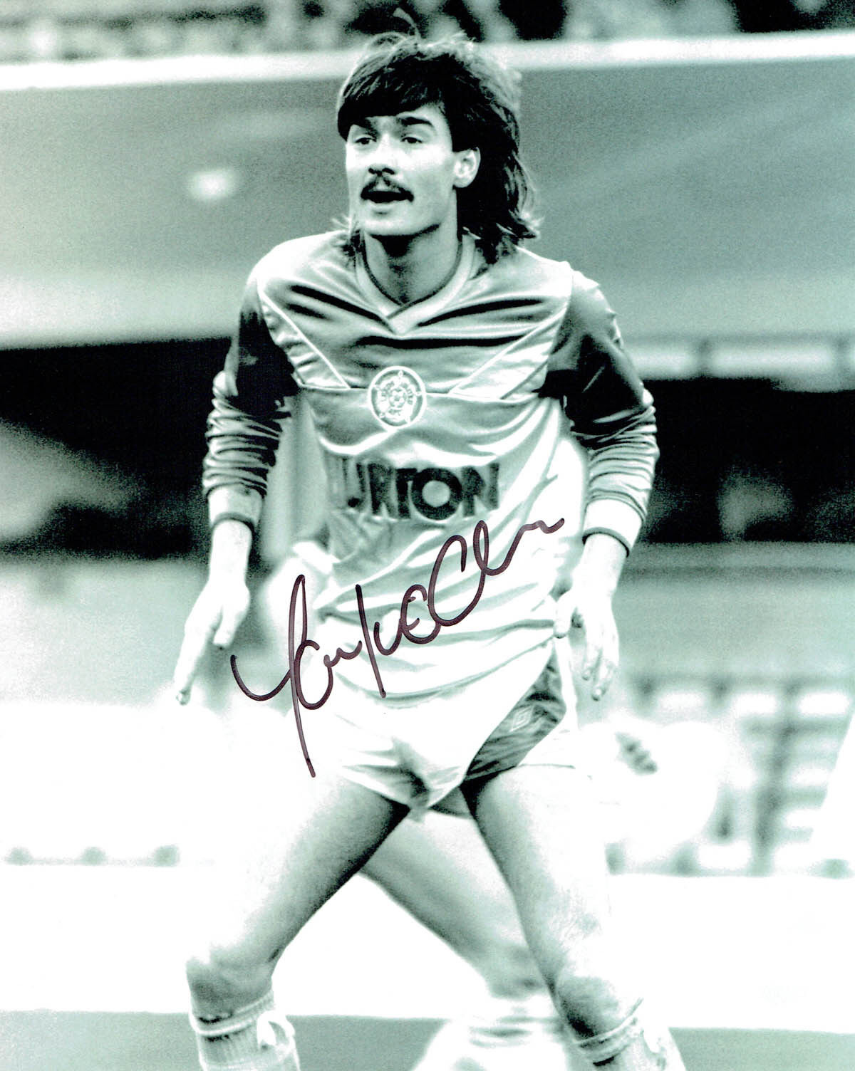 Ian SNODIN Signed Autograph 10x8 Leeds United Photo Poster painting AFTAL COA