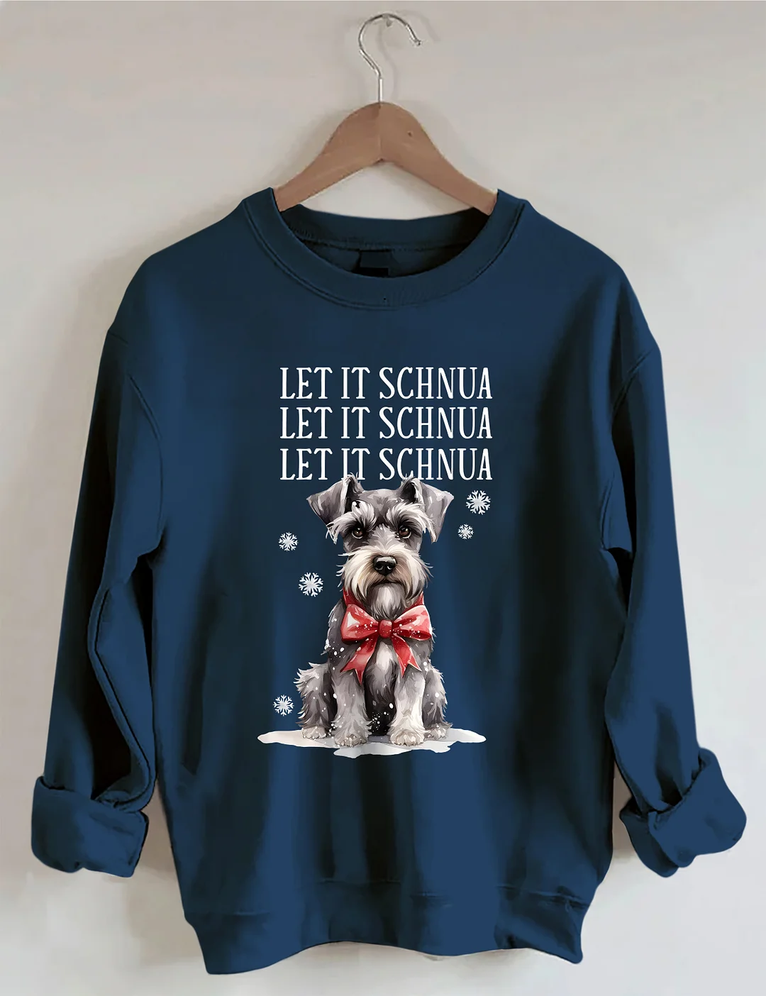 Schnauzer Christmas Sweatshirt