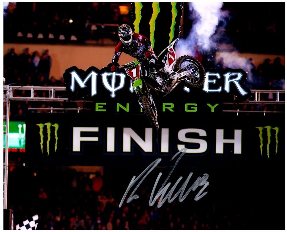 RYAN VILLOPOTO Signed Autographed SUPERCROSS Motocross 