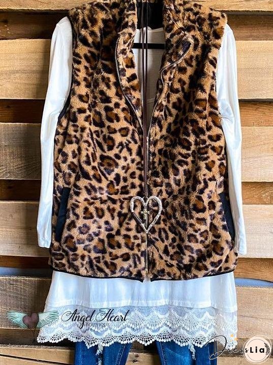 If I Stay Vest - Leopard