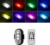 8 couleurs de lumi&egrave;res LED sans fil avec t&eacute;l&eacute;commande