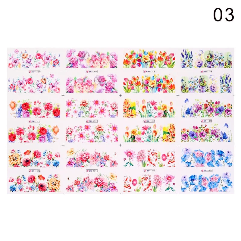 12Pcs Summer Fruit Water Decals Fruit/Kiwi/Banana/Lemon/ Strawberry Designs DIY Nail Stickers Wraps Slider Decoration
