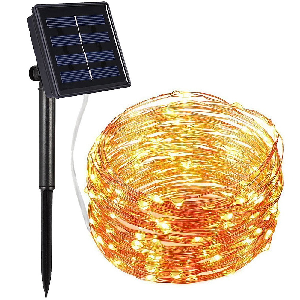 

150 LED Fairy String Lights Solar Garland Window Curtain Lamp, 501 Original