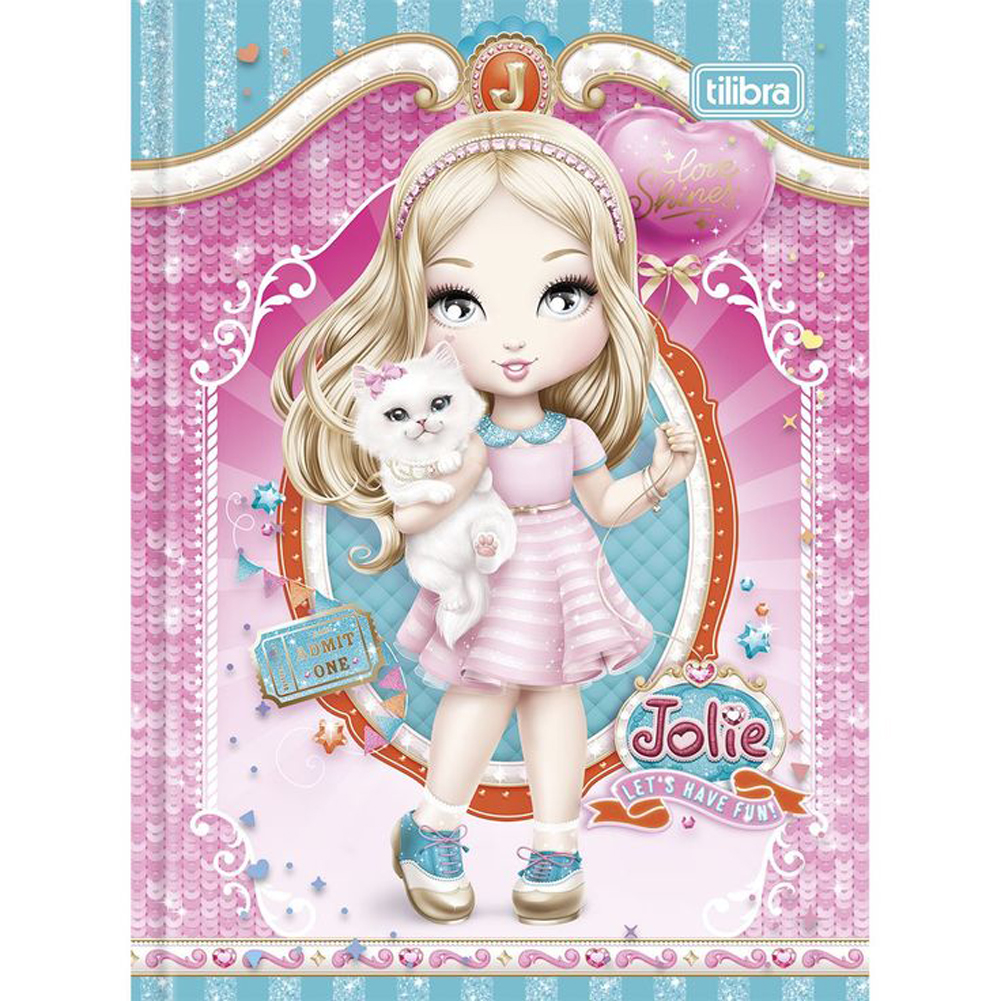 

30*40CM - Round Drill Diamond Painting - Doll with Cat, 501 Original