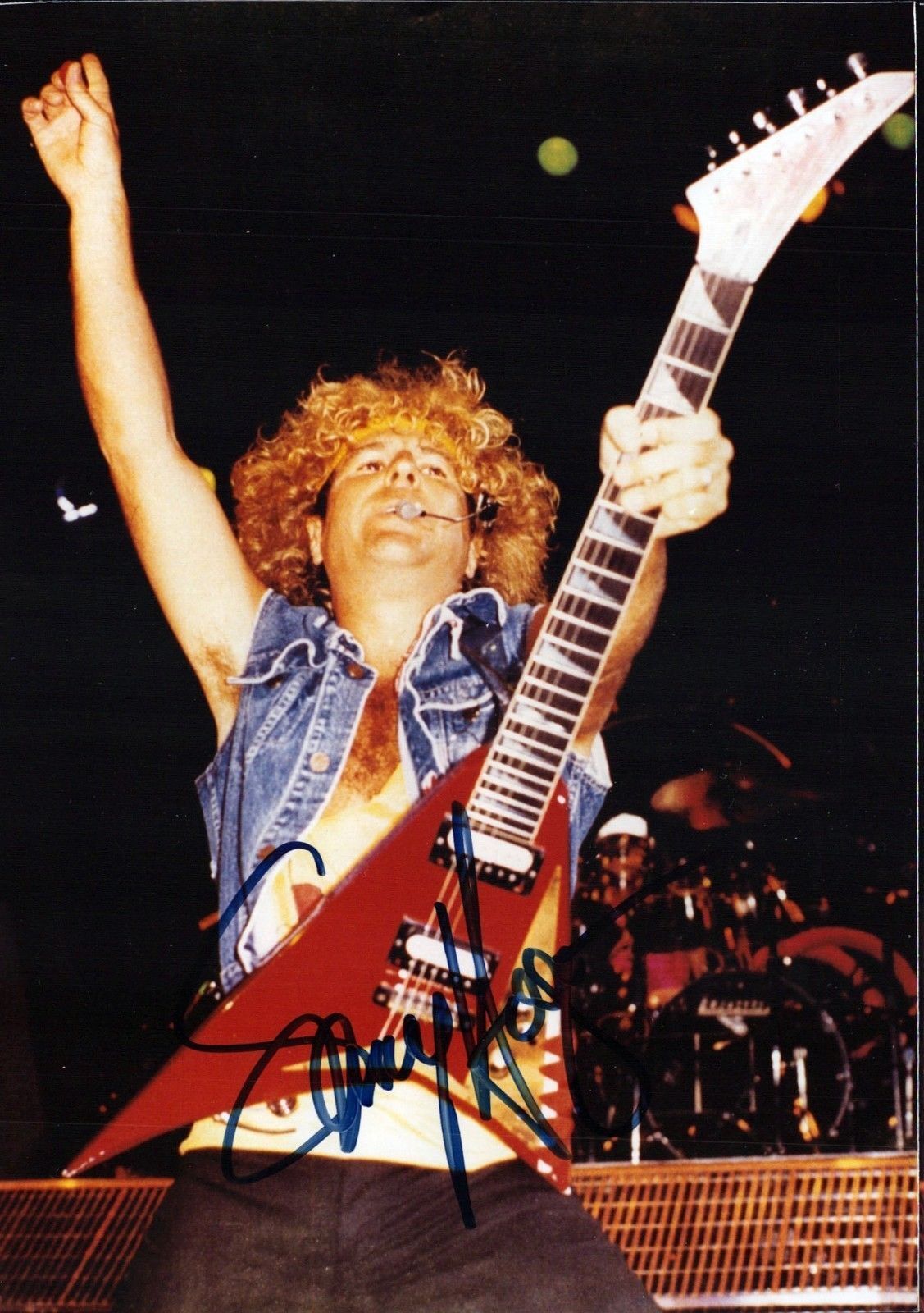 Sammy Hagar 1947- genuine autograph 5x7