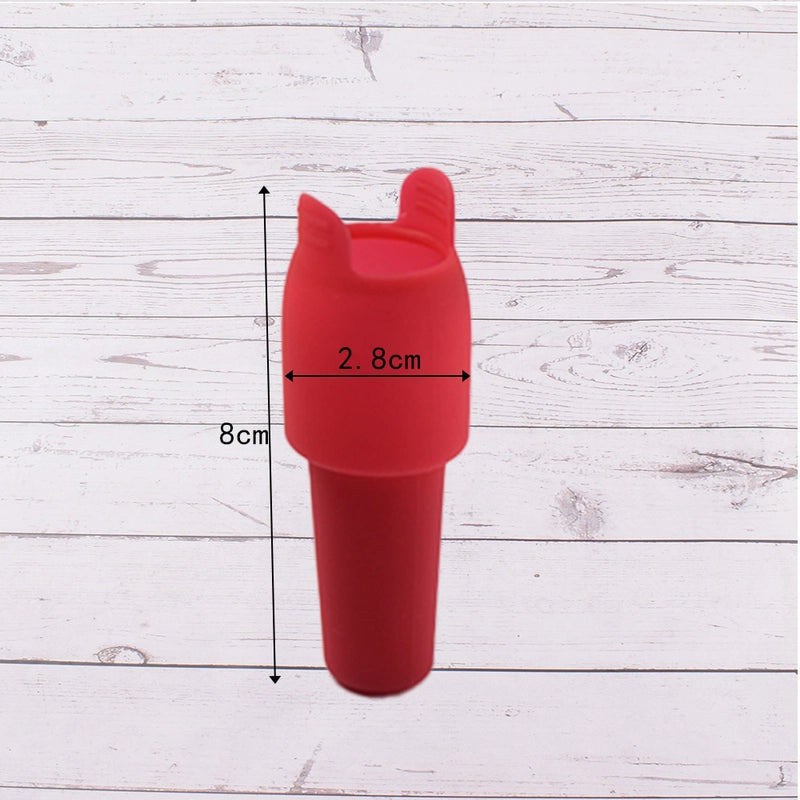 Silicone Tape Handle Red Wine Stopper Wine Silicone Double Seal Anti-falling Bottle Stopper Fresh Wine Stopper High Temperature Resistant