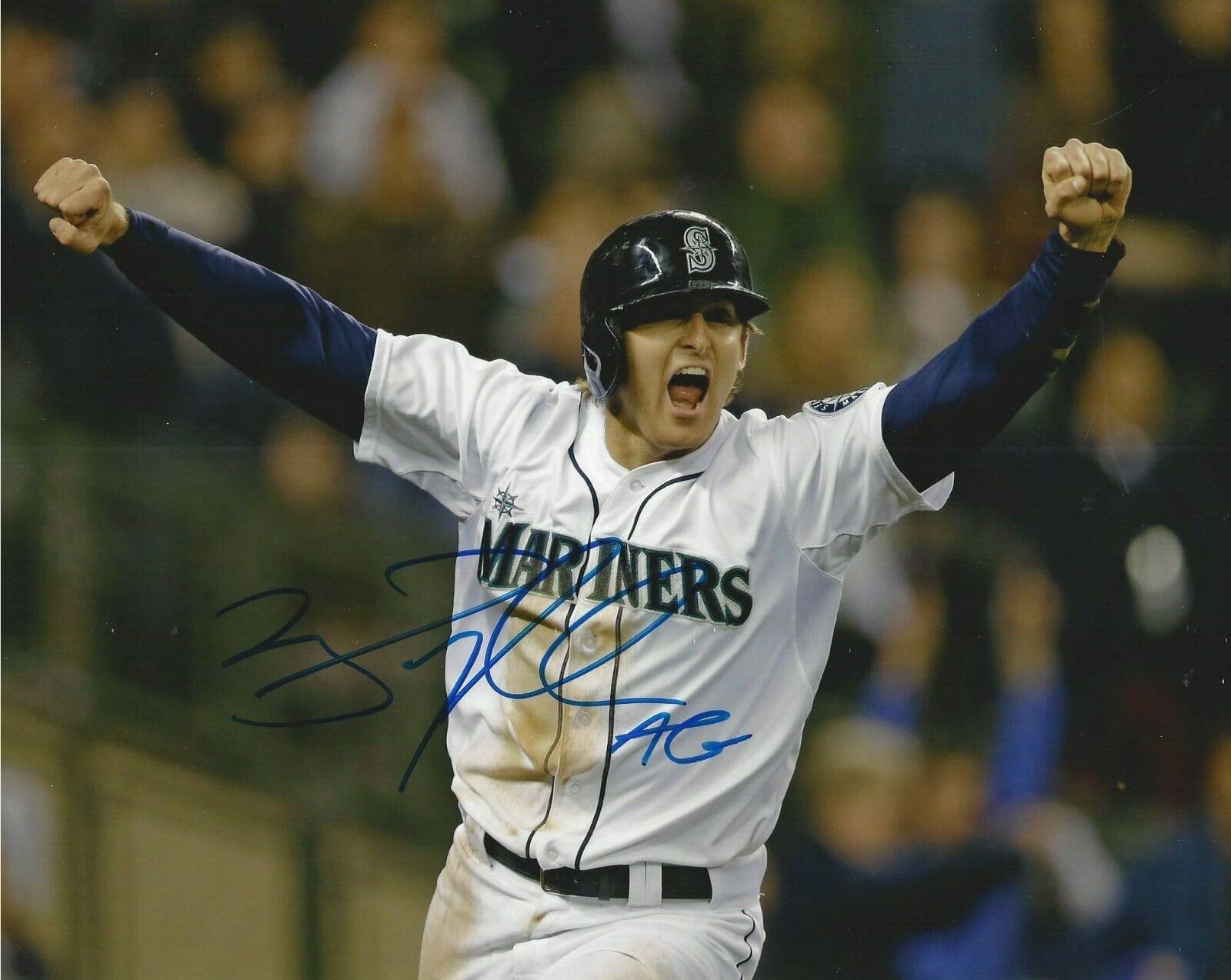 Brad Miller Autographed 8x10 Seattle Mariners#S1033