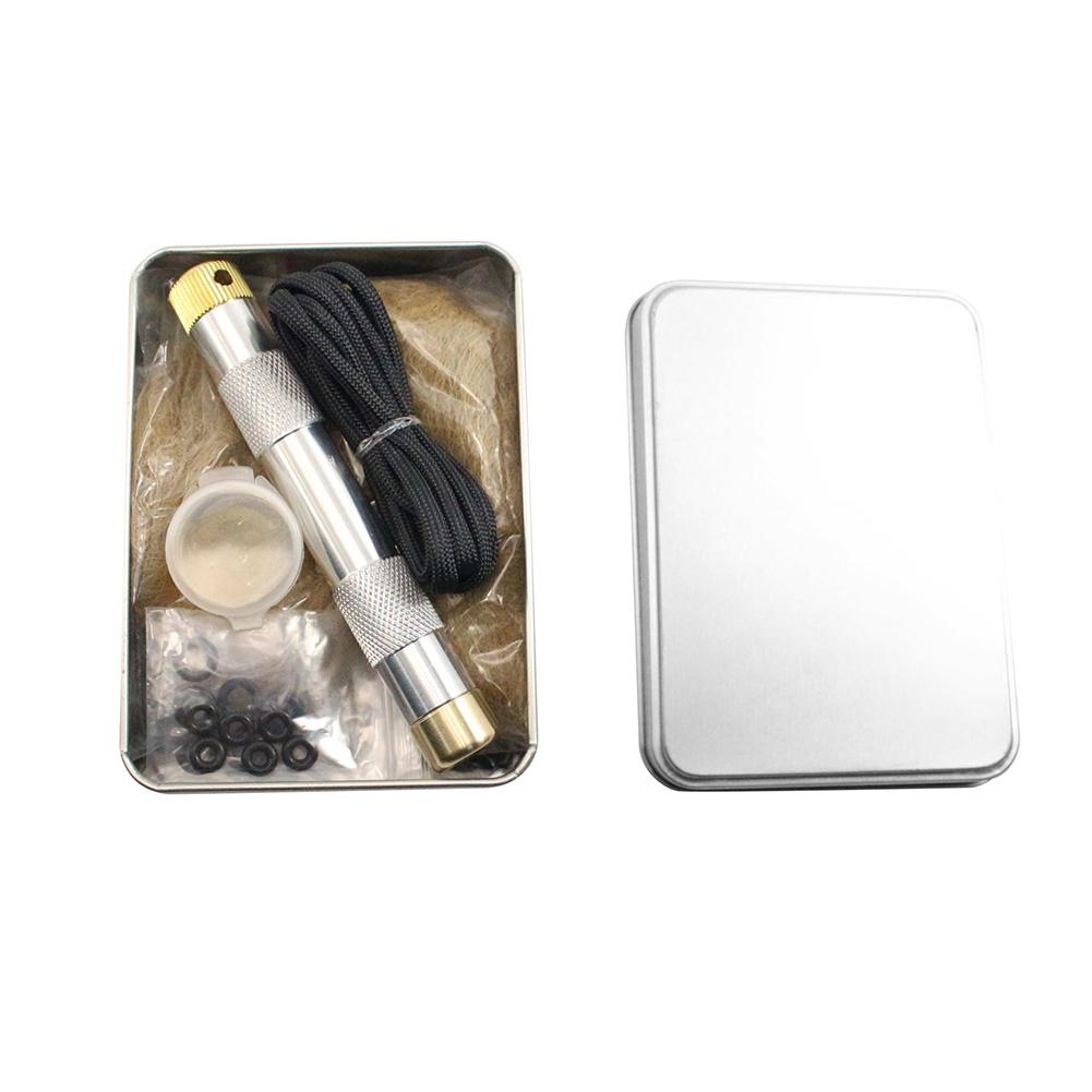 

Brass Fire Piston Kit Outdoor Emergency Tool Aluminium Fire Starter Tube, 501 Original