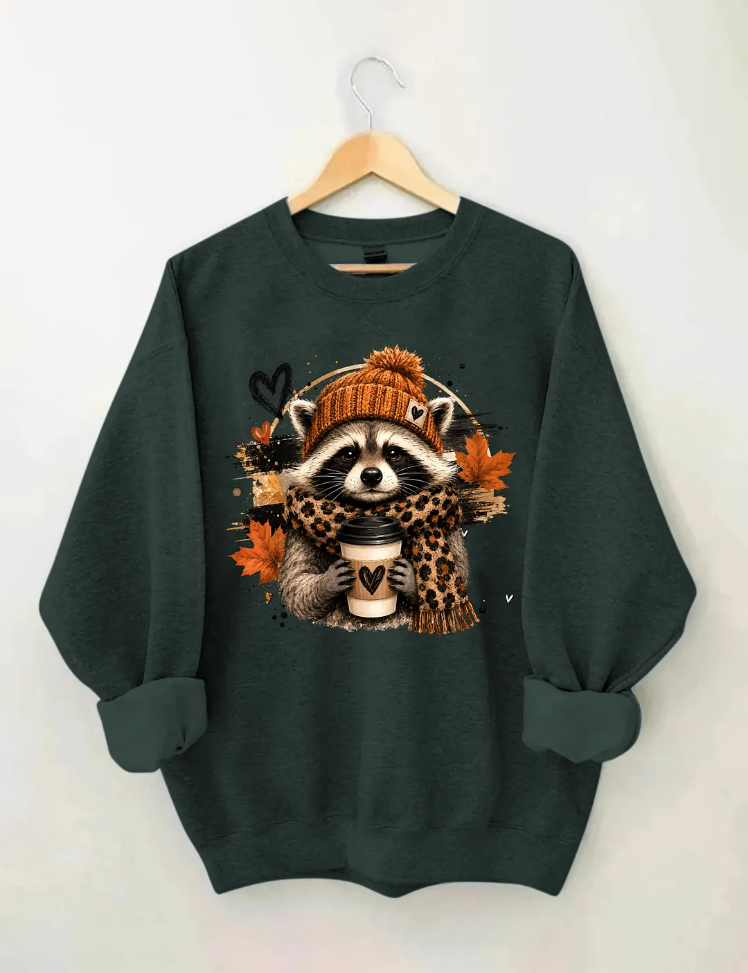Raccoon Coffee Sweatshirt