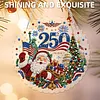 250th Anniversary DIY Diamond Painting Pendant Double Sided Gem Beads 25cm