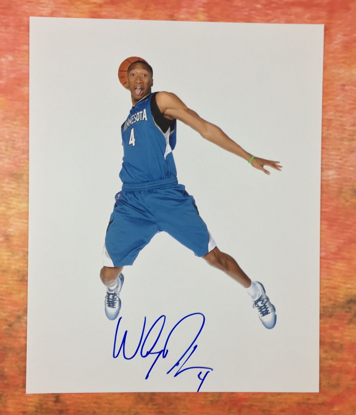 GFA Rookie Year Autograph * WESLEY JOHNSON * Signed 11x14 Photo Poster painting COA