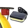 Solar Bicycle Rear Light USB Charging Waterproof Lamp Riding Safety Accessories