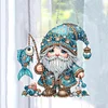 DIY Fishing Gnome Diamond Painting Single-sided Hanging Pendant
