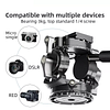 Dual Panoramic 2D Gimbal Multifunctional Micro SLR Camera Mobile Phone Camera Professional Photography Outdoor Panoramic Handle Gimbal