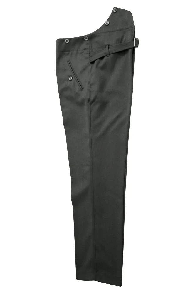   Wehrmacht German Service Stone Grey Gabardine Straight Trousers German-Uniform