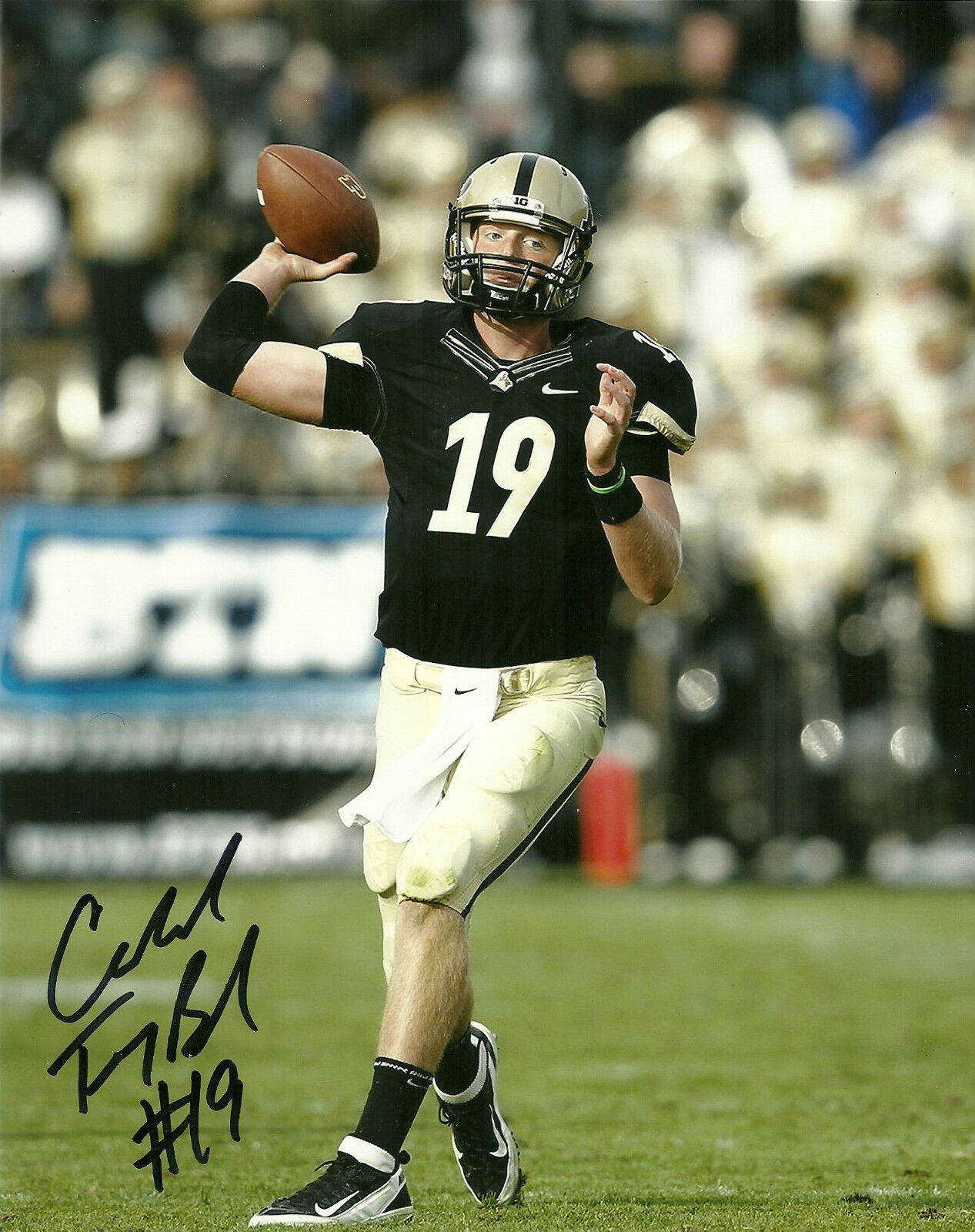 CALEB TERBUSH HAND SIGNED PURDUE BOILERMAKERS 8X10 Photo Poster painting W/COA