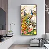 【Clearance Sale】(Big Size) Golden Peafowl - Full Round Diamond Painting 40*80cm