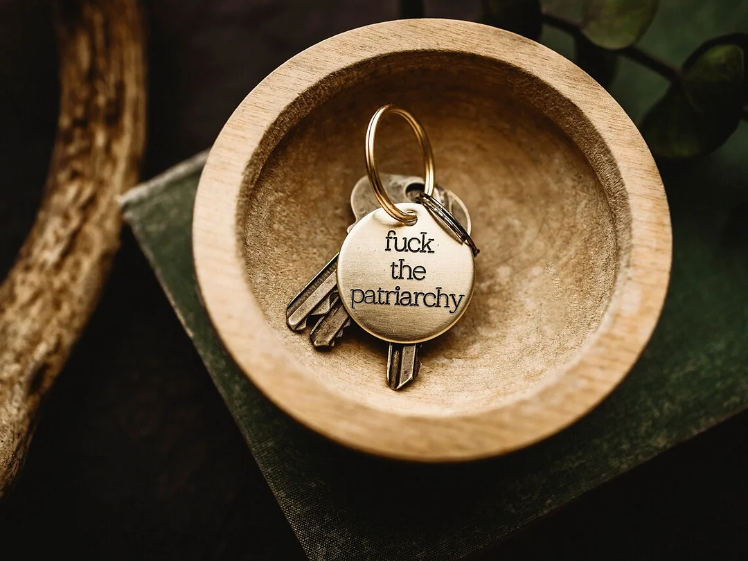 Fun Adult Hand Engraved Keychain