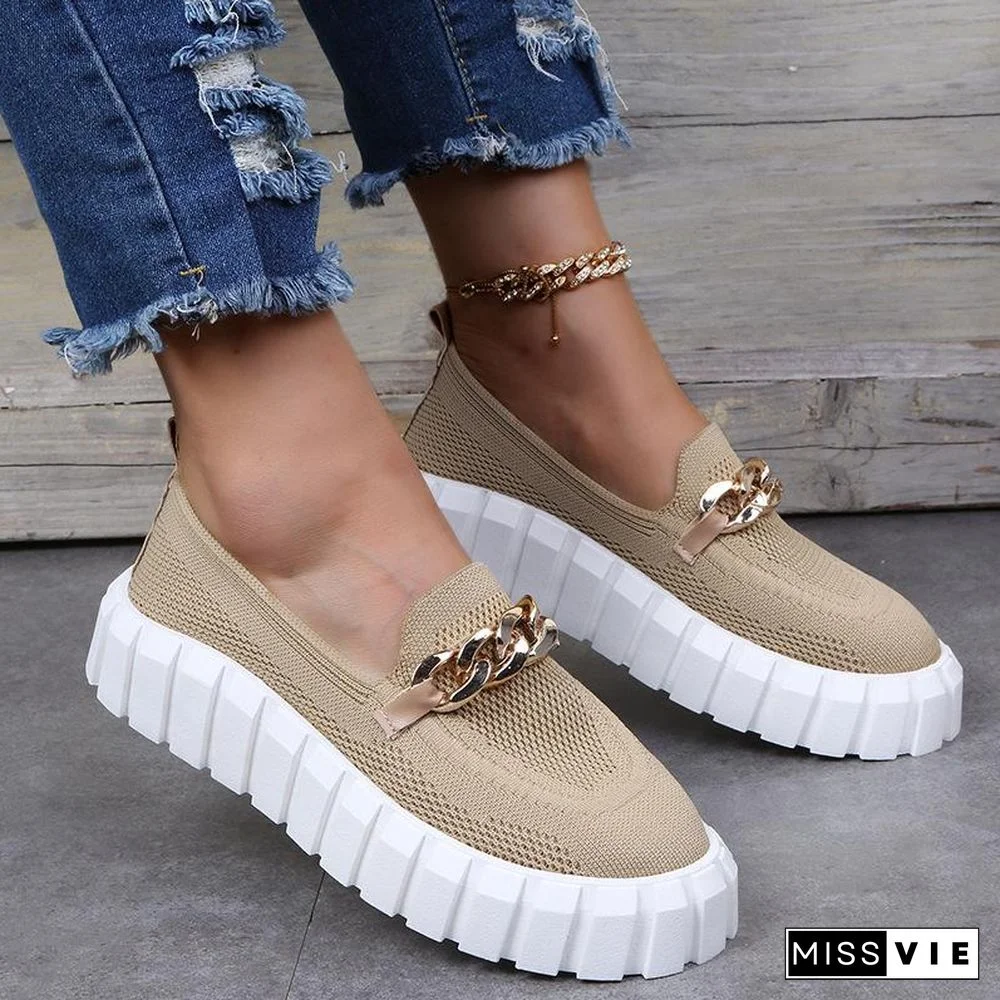 Breathale Knitting Leisure Shoes