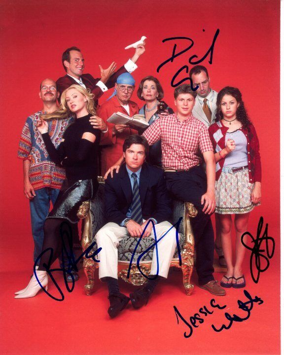 ARRESTED DEVELOPMENT signed autographed CAST 8x10 Photo Poster painting