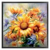 Sunflower Oil Painting-11CT Stamped Cross Stitch 40*40cm/15.75*15.75in tapestrymarket