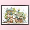Flower Market -14CT Stamped Cross Stitch Kit(40*27cm)