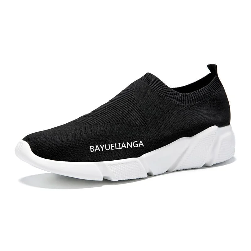 Men Sneakers Casual Shoes Hollow Out Breathable Mesh Men Shoes Slip-On Women Shoes Comfortable Platform Zapatillas Hombre 35-45