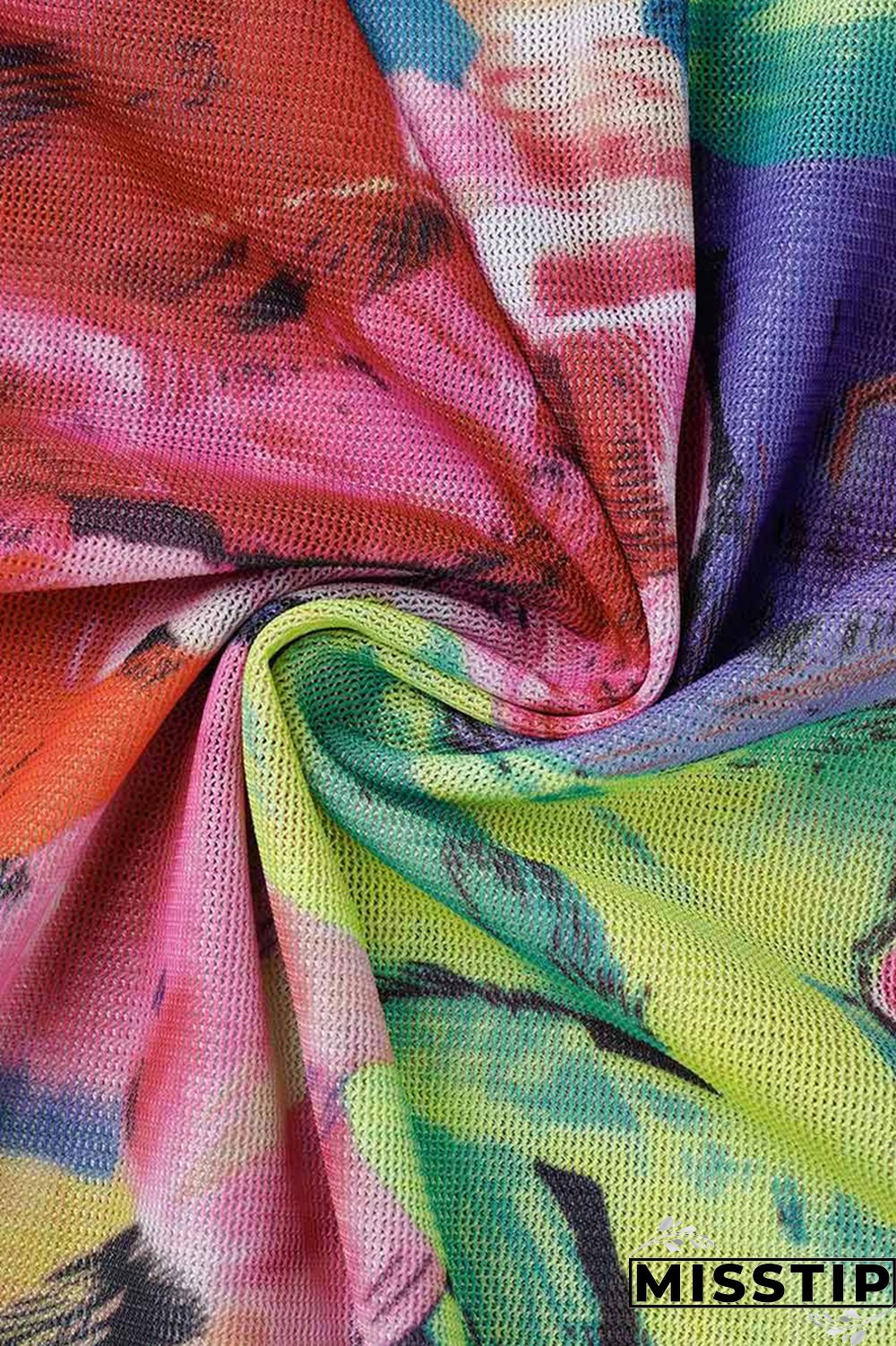 Colour Casual Print Basic Half A Turtleneck Tops