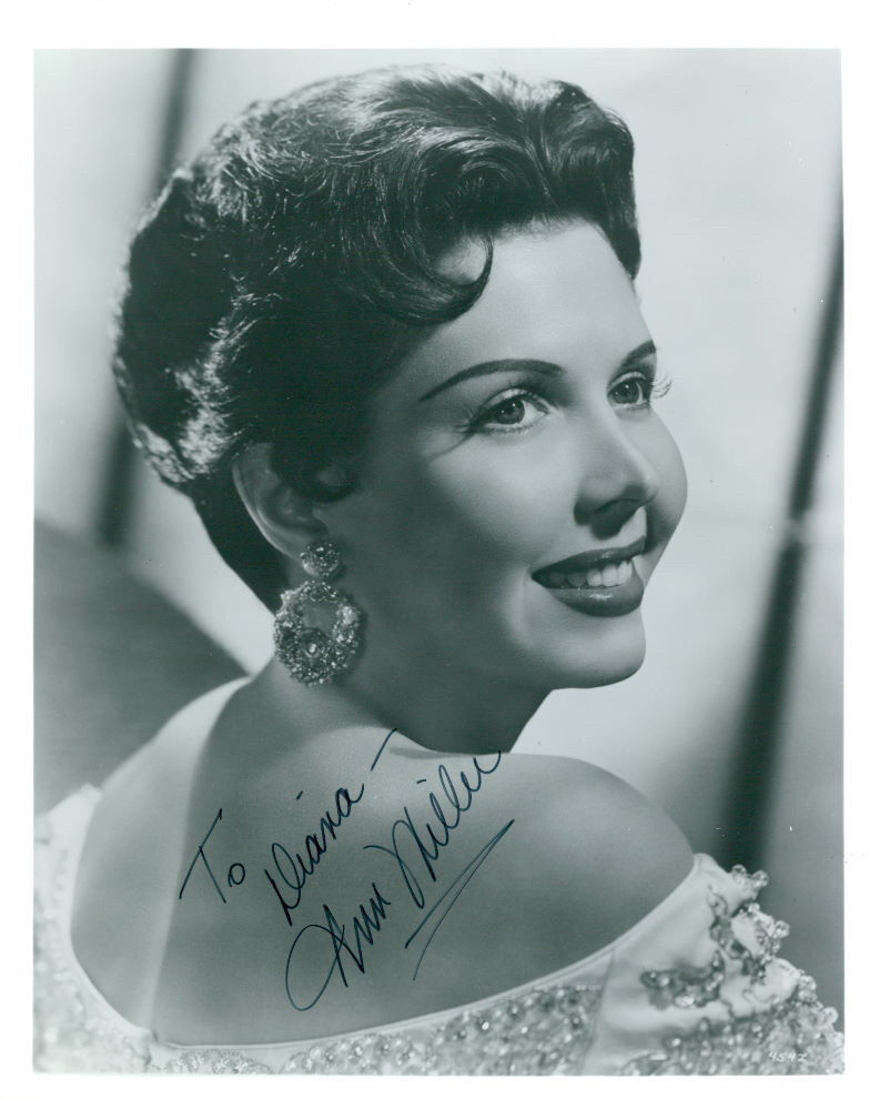 Ann Miller (Vintage, Inscribed) signed Photo Poster painting COA
