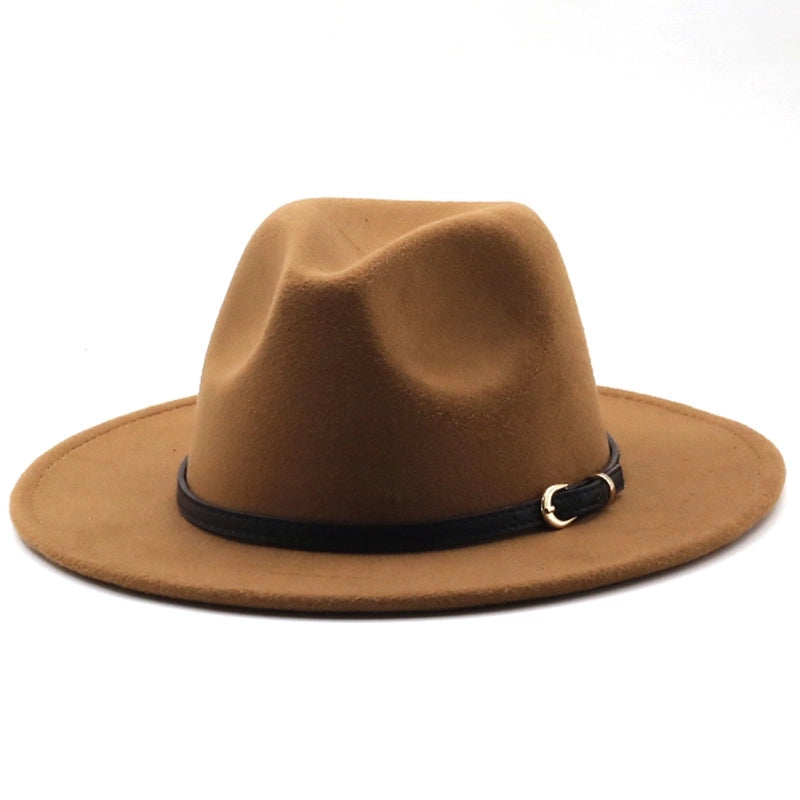 Hot-selling Wool Top Hat Foreign Card Its Red Hat Ethnic Style Jazz Hat Cashmere Felt Hat