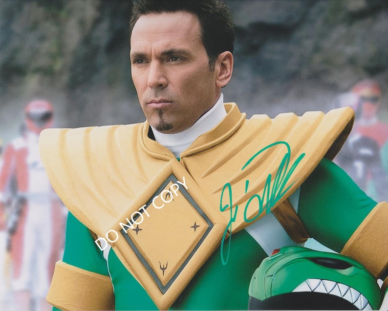 JASON DAVID FRANK Mighty Morphin Power Rangers 8 x10 20x25 cm Autographed Hand Signed Photo Poster painting